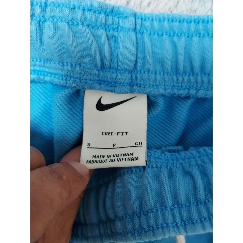 Nike Joggers Men Small Standard Issue Basketball Dri Fit Blue Drawstring Elastic